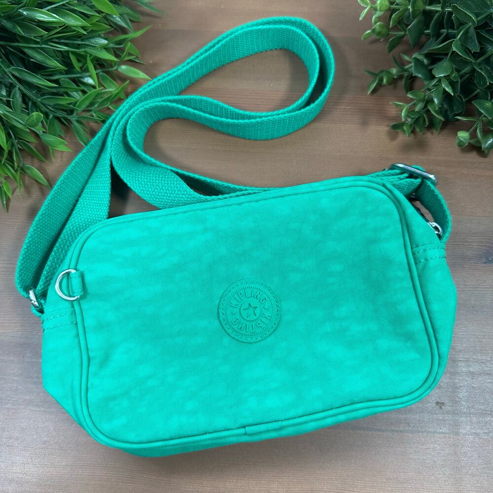 Kipling AC7760 Dee Shoulder Crossbody Bag Green